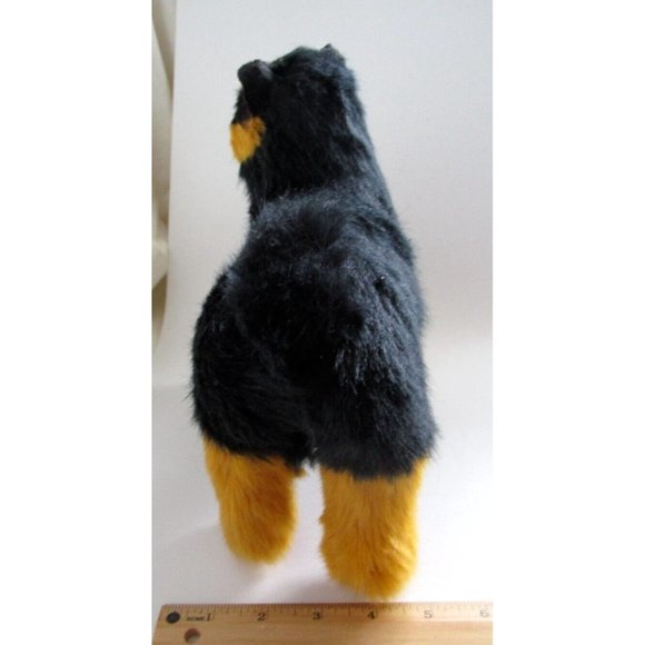 Lifelike Realistic Furry Black/Brown Cat/Kitten Figurine Standing Plush - Décor - Picture 11 of 11